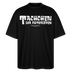 Berliner Begrüssung-TACHCHEN IHR FLITZPIEPEN-Oversized Unisex Bio T-Shirt - Schwarz