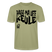 PASS MA UFF KEULE - Unisex T-Shirt Bio-regular - Nebelgrün