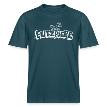 Dit Berlin Shirt-FLITZPIEPE-RELAXED FIT Unisex Bio T-Shirt - Dunkles Petrol