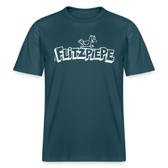 Dit Berlin Shirt-FLITZPIEPE-RELAXED FIT Unisex Bio T-Shirt - Dunkles Petrol