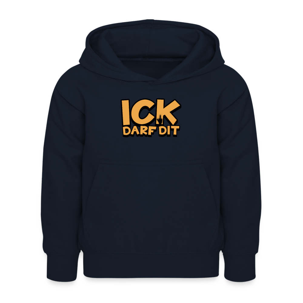 ICK DARF DIT - Kinder Hoodie - Navy