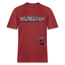 FISEMATENTEN-Relaxed Fit Unisex Bio-T-Shirt - Erdrot