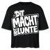 DIT MACHT URST LUNTE-Frauen Boxy Bio-T-Shirt - Schwarz