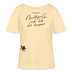 NACHTIGALL, ICK HÖR DIR TRAPSEN-Rundhals Frauen Bio-T-Shirt - Creme