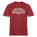 Berliner Spruch-FISIMATENTEN-RELAXED FIT Unisex BIO T-Shirt II - Erdrot