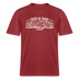 Berliner Spruch-FISIMATENTEN-RELAXED FIT Unisex BIO T-Shirt II - Erdrot