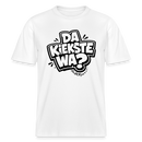 Berlin Schnauze uff RELAXED FIT Unisex Bio T-Shirt-DA KIEKSTE WA? - Weiß