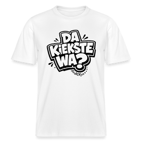 Berlin Schnauze uff RELAXED FIT Unisex Bio T-Shirt-DA KIEKSTE WA? - Weiß
