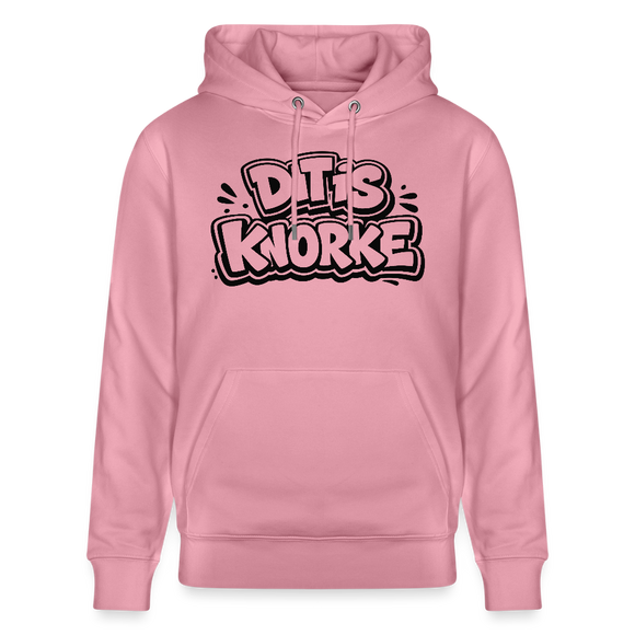 DIT IS KNORKE-Unisex Bio-Hoodie mit echt Berliner Schnauze - Lila Traum