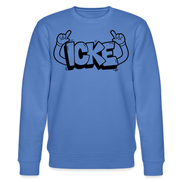 ICKE-Unisex Bio-Sweatshirt  mit Berliner Schnauze - Blau