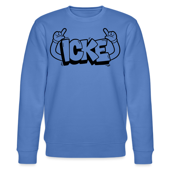 ICKE-Unisex Bio-Sweatshirt  mit Berliner Schnauze - Blau