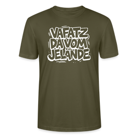 VAFATZ DA VOM JELÄNDE-Unisex T-Shirt Bio-Berliner Schnauze - Khaki