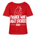 FRÜHER WAR ALLET LEICHTER-ICK OOCH-Rundhals Frauen Bio-T-Shirt - Rot