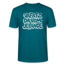 VAFATZ DA VOM JELÄNDE-Unisex T-Shirt Bio-Berliner Schnauze - Ozeanblau
