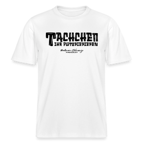 Berliner Begrüssung-TACHCHEN IHR FLITZPIEPEN- RELAXED FIT Unisex Organic T-Shirt - Weiß