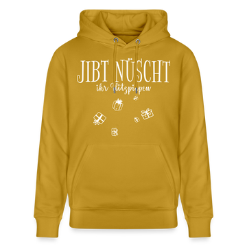 JIBT NÜSCHT - Unisex Bio-Hoodie - Ocker