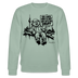Berliner Spruch-ICK LACH MIR N AST-Unisex Bio-Sweatshirt - Helles Graugrün
