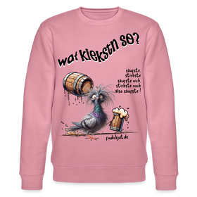 WAT KIEKSTN SO?-Unisex Bio-Sweatshirt - Lila Traum