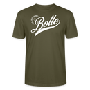 ICK FREU MA WIE BOLLE-Unisex T-Shirt BIO - Khaki