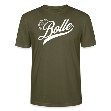 ICK FREU MA WIE BOLLE-Unisex T-Shirt BIO - Khaki