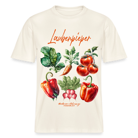Berliner LAUBENPIEPER- RELAXED FIT Unisex Organic T-Shirt - Naturweiß 
