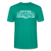 Berliner Spruch-FISIMATENTEN-Unisex Bio T-Shirt - Blaugrün