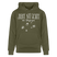 JIBT NÜSCHT - Unisex Bio-Hoodie - Khaki Grün