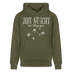 JIBT NÜSCHT - Unisex Bio-Hoodie - Khaki Grün