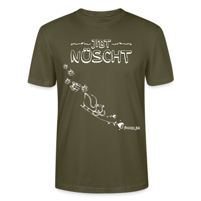 Weihnachten in Berlin 25-JIBT NÜSCHT-Unisex T-Shirt Bio II - Khaki