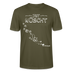 Weihnachten in Berlin 25-JIBT NÜSCHT-Unisex T-Shirt Bio II - Khaki