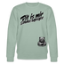 Dit is mir SCHNURZPIEPE-Unisex Bio-Sweatshirt - Helles Graugrün
