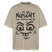 NÜSCHT FÜR SCHWACHE NERVEN-Oversized Unisex Bio T-Shirt mit Berliner Schnauze - Steingrau