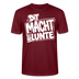 Berlin Shirt mit echt Berliner Spruch-DIT MACHT URST LUNTE-Unisex BIO T-Shirt - Burgunderrot
