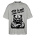 Dit is mir SCHNURZPIEPEOversized Unisex Bio T-Shirt - Grau meliert