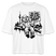 ICK LACH MIR N AST-Frauen Boxy Bio-T-Shirt mit Berliner Bär - Weiß