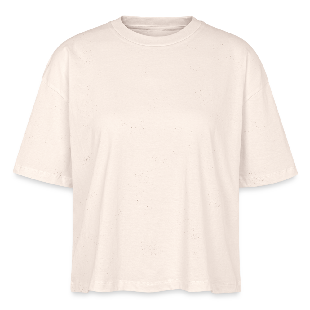 BERLINER LATSCH UND BOMMEL - Frauen Boxy Bio-T-Shirt - Naturweiß