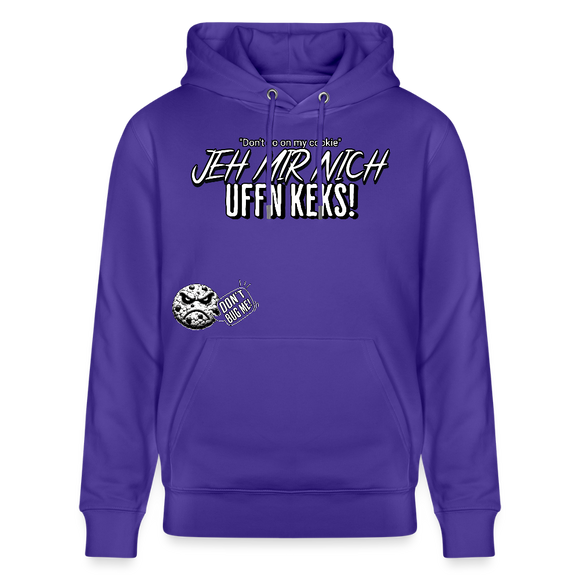 JEH MIR NICH UFFN KEKS-Unisex Bio-Hoodie II - Purple Love 