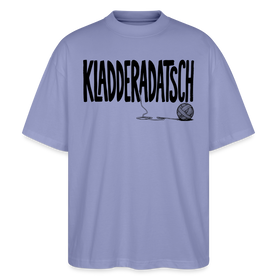 Chaos Shirt-KLADDERADATSCH-Oversized Unisex Bio T-Shirt - Violett