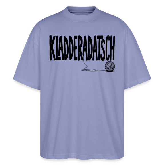 Chaos Shirt-KLADDERADATSCH-Oversized Unisex Bio T-Shirt - Violett