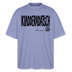 Chaos Shirt-KLADDERADATSCH-Oversized Unisex Bio T-Shirt - Violett