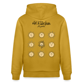 ALLET KLÄRCHEN-Unisex Bio-Hoodie - Ocker