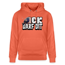 ICK DARF DIT|Taube-Unisex Bio-Hoodie - Hellrot
