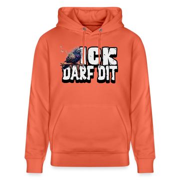 ICK DARF DIT|Taube-Unisex Bio-Hoodie - Hellrot