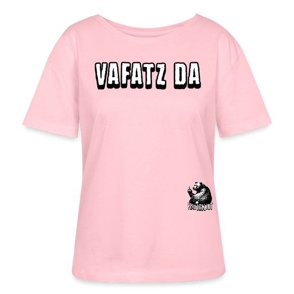 VAFATZ DA-Rundhals Frauen Bio-T-Shirt - Hellrosa