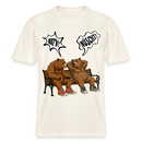 Berliner Bär mit berliner Schnauze-WATN?NÜSCHT- RELAXED FIT Unisex Organic T-Shirt - Naturweiß 