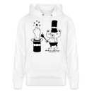 Berlin Unisex Bio-Hoodie-OHNE WORTE - Weiß