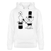 Berlin Unisex Bio-Hoodie-OHNE WORTE - Weiß
