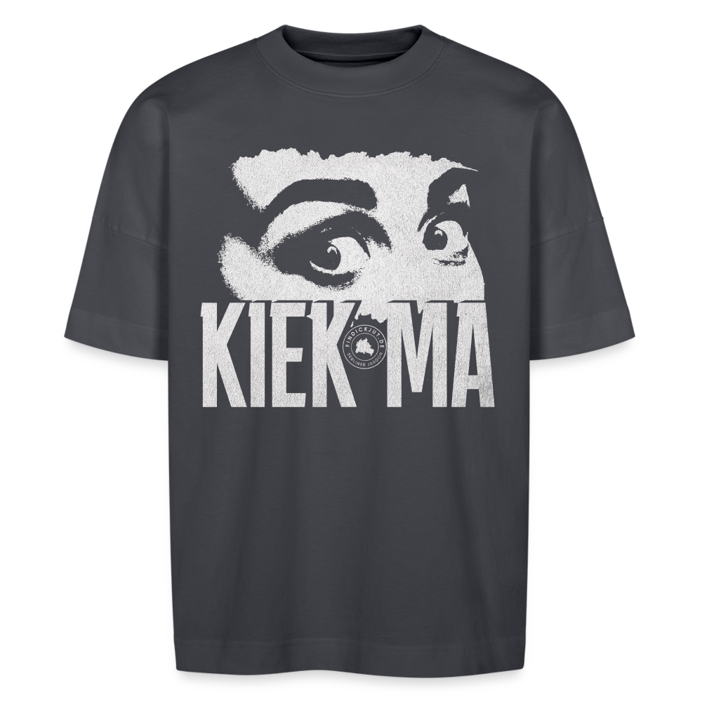 KIEK MA - Unisex Oversize Bio-T-Shirt - Indigoblau