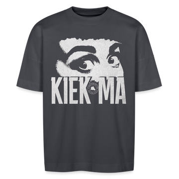 KIEK MA - Unisex Oversize Bio-T-Shirt - Indigoblau