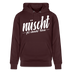 NÜSCHT FÜR SCHWACHE NERVEN-Unisex Bio-Hoodie mit Berliner Schnauze - Maroon